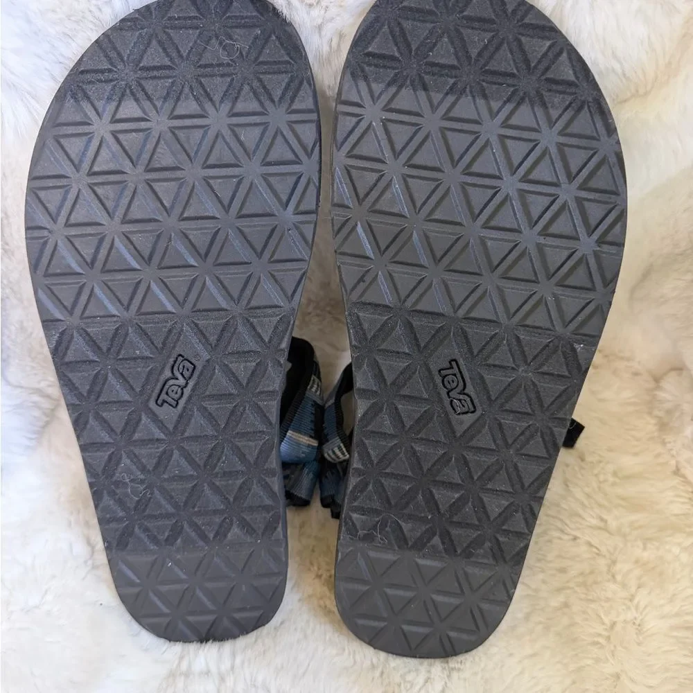 NEW TEVA Original Universal Peaks Blue Strappy Outdoor Sandal 10